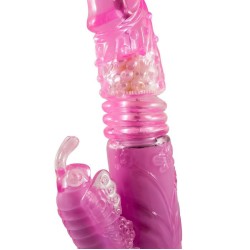 PARTENAIRE DE VOYAGE ROTATEUR HAUT ET BAS LAPIN ROSE