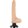 GODE VIBRANT RÉALISTE 2-1 NATUREL 18.5 CM -O- 4 CM