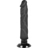 BASECOCK - VIBRATEUR RÉALISTE 2-1 NOIR 20 CM -O- 4 CM