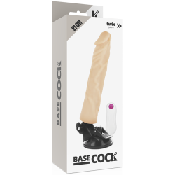GODE VIBRANT RÉALISTE TÉLÉCOMMANDE NATUREL 21 CM -O- 4 CM