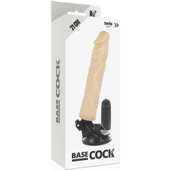 GODE VIBRANT RÉALISTE TÉLÉCOMMANDE NATUREL 21 CM -O- 4 CM