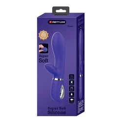 Thomas, vibromasseur rabbit point-G silicone super soft violet