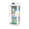 GODE- BITE TRANSPARENTE AVEC BOULES 18.5 CM -O- 3.8 CM