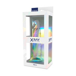 HARNAIS + GODE BITE TRANSPARENT 19 CM -O- 4 CM