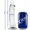HARNAIS + GODE BITE TRANSPARENT 19 CM -O- 4 CM
