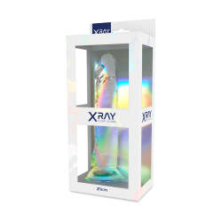 HARNAIS + GODE BITE TRANSPARENT 21 CM -O- 4 CM