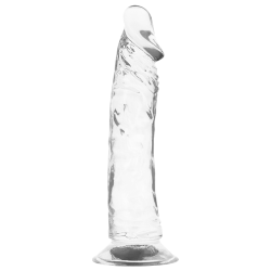 HARNAIS + GODE BITE TRANSPARENT 21 CM -O- 4 CM