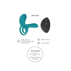 ANNEAU VIBRATEUR COUPLES VERT