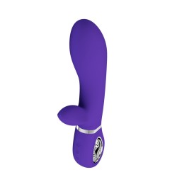 Thomas, vibromasseur rabbit point-G silicone super soft violet