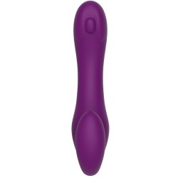 VIBRATEUR SANS STRAPLESS 2 EN 1 AVEC TÉLÉCOMMANDE VIOLET