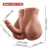 BERTLETT DILDO ASS GODE RÉALISTE ET MASTURBATEUR ANUS POSITION FRONTALE AVEC POUSSÉE 18 CM