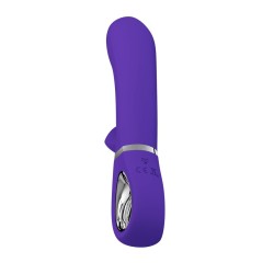 Thomas, vibromasseur rabbit point-G silicone super soft violet