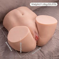 XISE - ETHEL MASTURBATEUR VAGIN RÉALISTE À POUSSÉE AVEC VIBRATIONS MULTI-POSITIONS