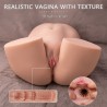 XISE - ETHEL MASTURBATEUR VAGIN RÉALISTE À POUSSÉE AVEC VIBRATIONS MULTI-POSITIONS