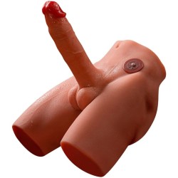 JASON GODE MASTURBATEUR RÉALISTE AVEC POUSSÉES ET VIBRATIONS 17 CM