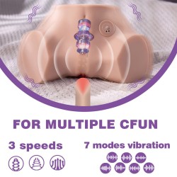 FENNIE SHAKING MASTURBATEUR RÉALISTE MULTIPOSITION VAGIN ET ANUS AVEC VIBRATION