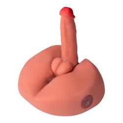 MASTURBATEUR GODE RÉALISTE HONEY AVEC VIBRATION 25 CM