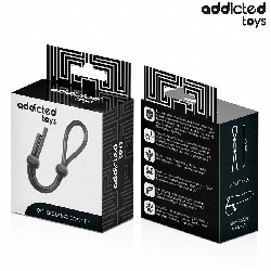 ADDICTED TOYS - CORDE EN SILICONE POUR LE PÉNIS À DOUBLE BOUCLE