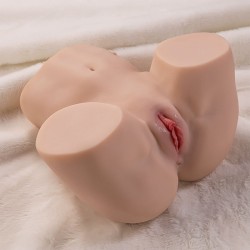 MAYA MASTURBATEUR RÉALISTE VAGIN ET ANUS SUÇANT AVEC VIBRATIONS ET ONDES STIMULANTES 4,5 KG