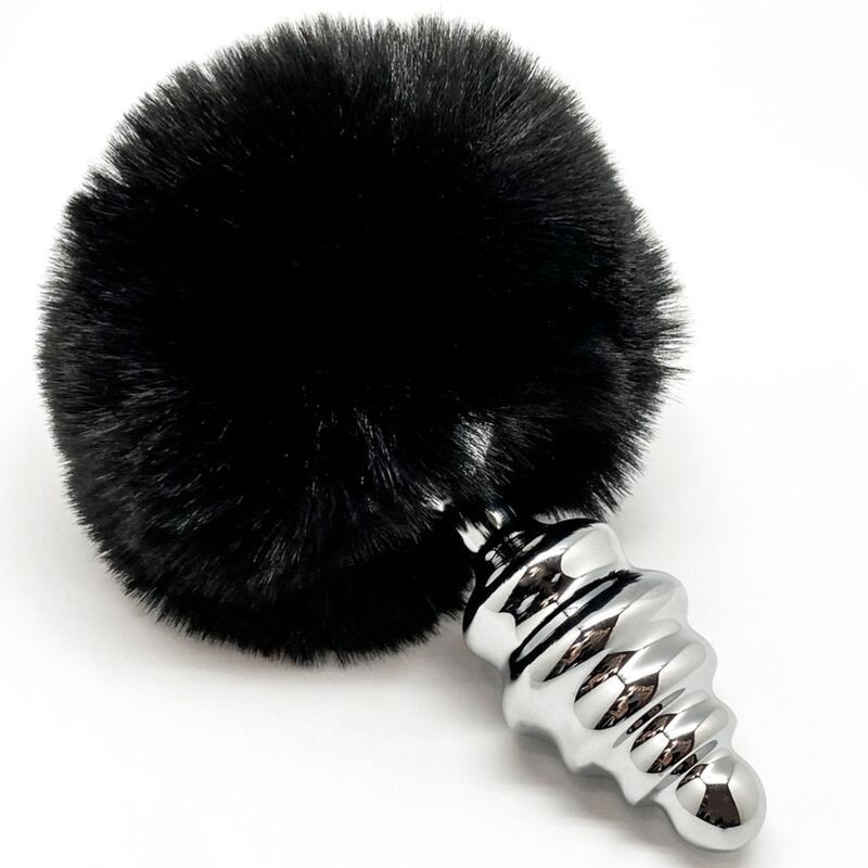 ALIVE - PLUG DE PLAISIR ANAL SPIRAL METAL FLUFFY NOIR TAILLE M ALIVE - PLUG DE PLAISIR ANAL SPIRAL METAL FLUFFY NOIR TAILLE M