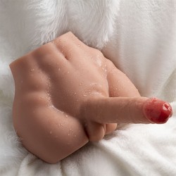 XISE - PEEL DILDO ASS GODE RÉALISTE MASTURBATEUR POSITION FRONTALE AVEC POUSSÉE 17,5 CM