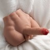 XISE - PEEL DILDO ASS GODE RÉALISTE MASTURBATEUR POSITION FRONTALE AVEC POUSSÉE 17,5 CM