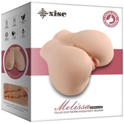 MASTURBATEUR RÉALISTE MULTI-POSITIONS VAGIN ET ANUS MELISSA