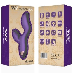 VIBRATEUR EN SILICONE RECHARGEABLE DONNA