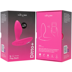 DITTO+ VIBRATEUR ANAL PLUG ROSE