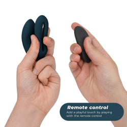 SYNC O TÉLÉCOMMANDE VIBRATEUR FLEXIBLE VERT FONCÉ