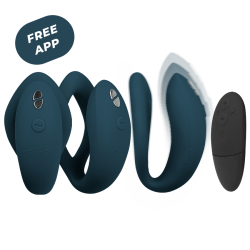 SYNC O TÉLÉCOMMANDE VIBRATEUR FLEXIBLE VERT FONCÉ