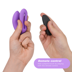 SYNC O TÉLÉCOMMANDE VIBRATEUR FLEXIBLE VIOLET