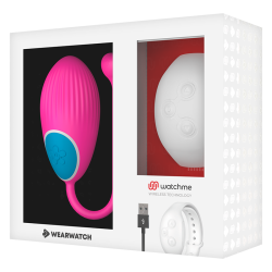 TÉLÉCOMMANDE WATCHME TECHNOLOGIE OEUF FUCHSIA / NIVEO