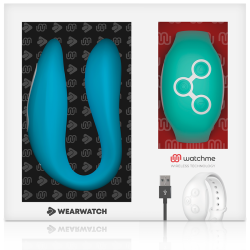 VIBRATEUR WATCHME DOUBLE TECHNOLOGIE INDIGO/EAU DE MER