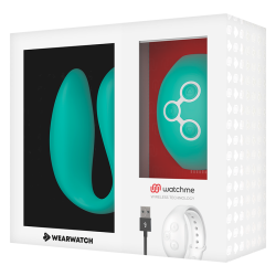 VIBRATEUR WATCHME VERT CLAIR DOUBLE TECHNOLOGIE