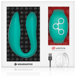 VIBRATEUR WATCHME VERT CLAIR DOUBLE TECHNOLOGIE