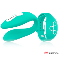 VIBRATEUR WATCHME VERT CLAIR DOUBLE TECHNOLOGIE