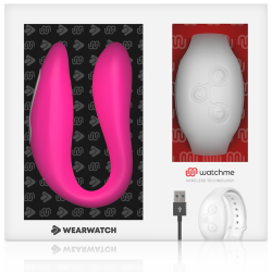 WATCHME VIBRATEUR DOUBLE TECHNOLOGIE FUCHSIA / NEIGE