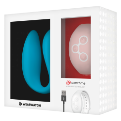 WATCHME VIBRATEUR DOUBLE TECHNOLOGIE INDIGO / ROSE