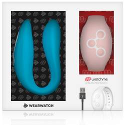 WATCHME VIBRATEUR DOUBLE TECHNOLOGIE INDIGO / ROSE