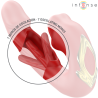 NATHY DOUBLE VIBRATEUR AVEC BOUCHE STIMULANTE MULTIFONCTION ROUGE