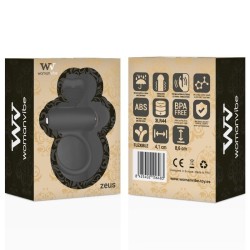 WOMANVIBE - ANNEAU VIBRATEUR EN SILICONE VIBE ZEUS