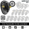 ADDICTED TOYS LOCKED - À PÉNIS VERROUILLÉE SANS CLÉ 11,5 CM