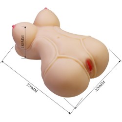 DIANA TORSE FÉMININ RÉALISTE VAGIN ET ANAL 5 KG