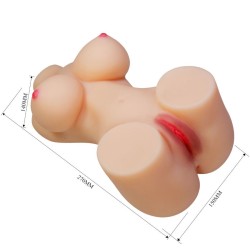 HETTY TORSE FÉMININ RÉALISTE VAGIN ET ANAL