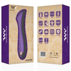 WOMANVIBE - VIBRATEUR RECHARGEABLE EN SILICONE MANDY POINT K