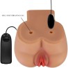 VIBRATEUR KYLIE ASS AVEC TÉLÉCOMMANDE RÉALISTE VAGIN ET ANUS