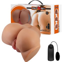 VIBRATEUR EMILIA ASS AVEC VAGIN RÉALISTE ET CHAIR D'ANUS TÉLÉCOMMANDE