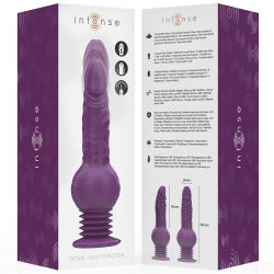 VIBRATEUR MULTIFONCTION TATUM AVEC VIBRATION DE HAUT EN BAS 24 CM VIOLET
