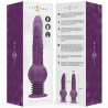 VIBRATEUR MULTIFONCTION TATUM AVEC VIBRATION DE HAUT EN BAS 24 CM VIOLET